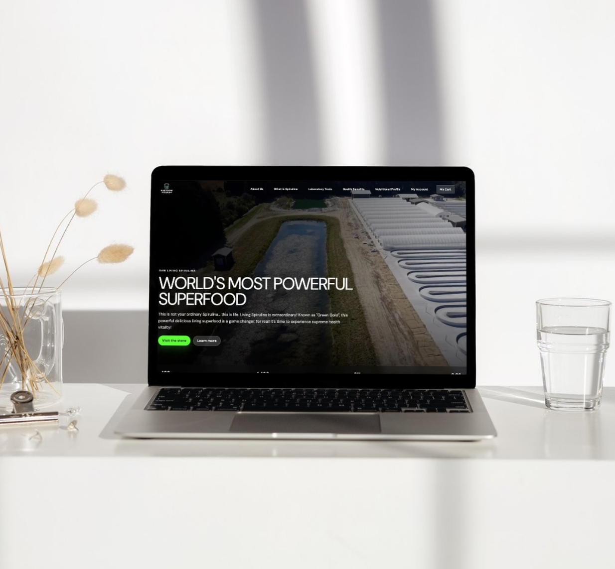 Raw Living Spirulina